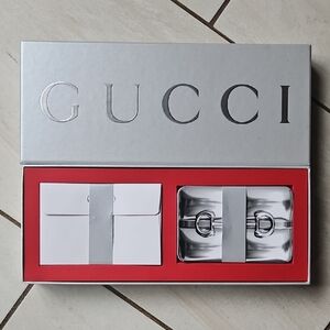Gucci Greeting Cards + Envelopes 10 with Box NEW